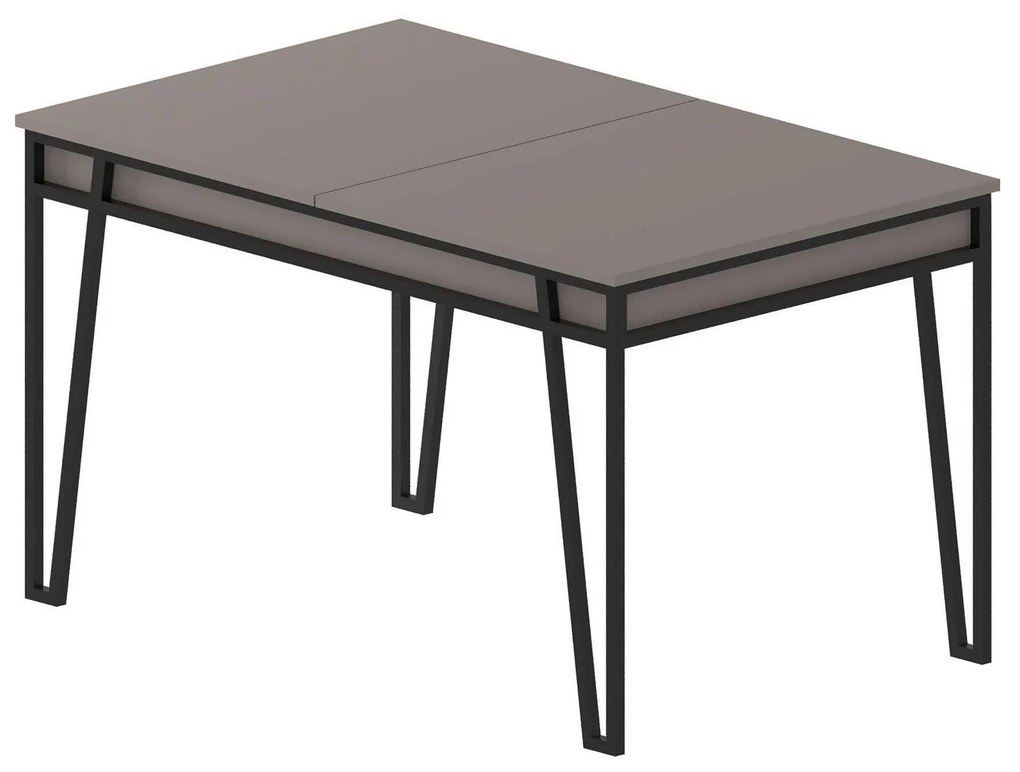 Mesa de Jantar Extensível "Pal" – 132-170x80x76 cm – Moka Claro - Desi