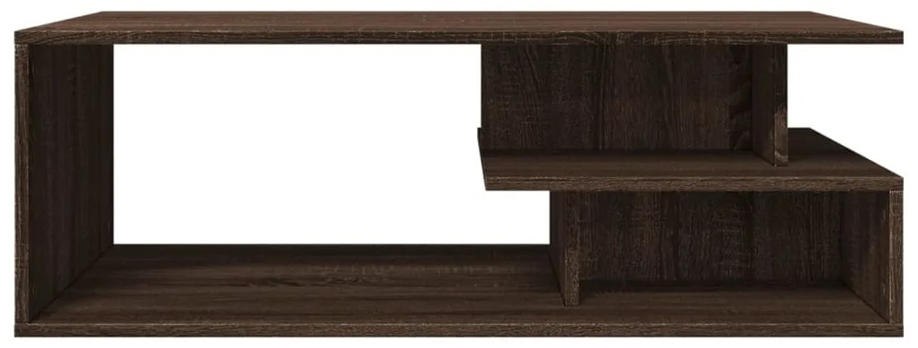 Mesa de centro 102x55x35 cm derivados madeira carvalho castanho