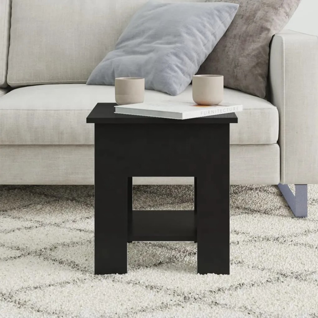 Mesa de centro 40x40x42 cm derivados de madeira preto
