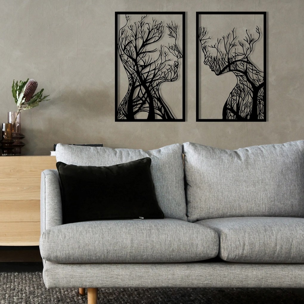 Acessório Decorativo de Parede Lutuf – Preto – 86 x 63 cm