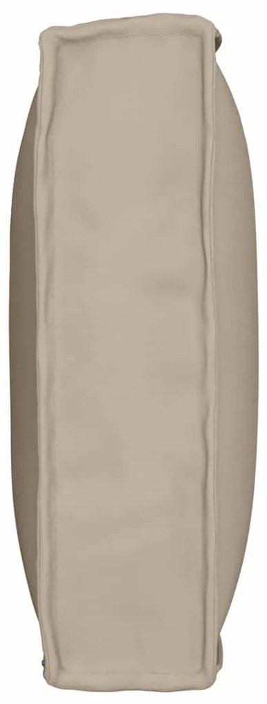Almofada de Palete para Encosto Taupe 80x40x12 cm, em tecido Oxford.