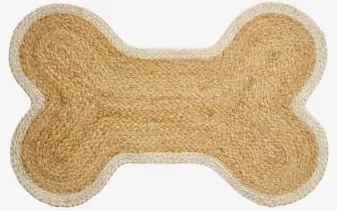 Tapete Para Animais De Estimação 45x70 Cm Em Juta Zeinara Beige Tapioca - Castanho Jute - Sklum