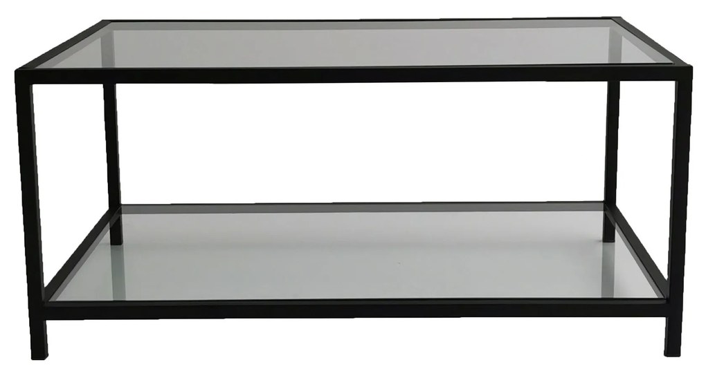 Mesa de Café Astro - Preto Fumado - 90x40x60cm