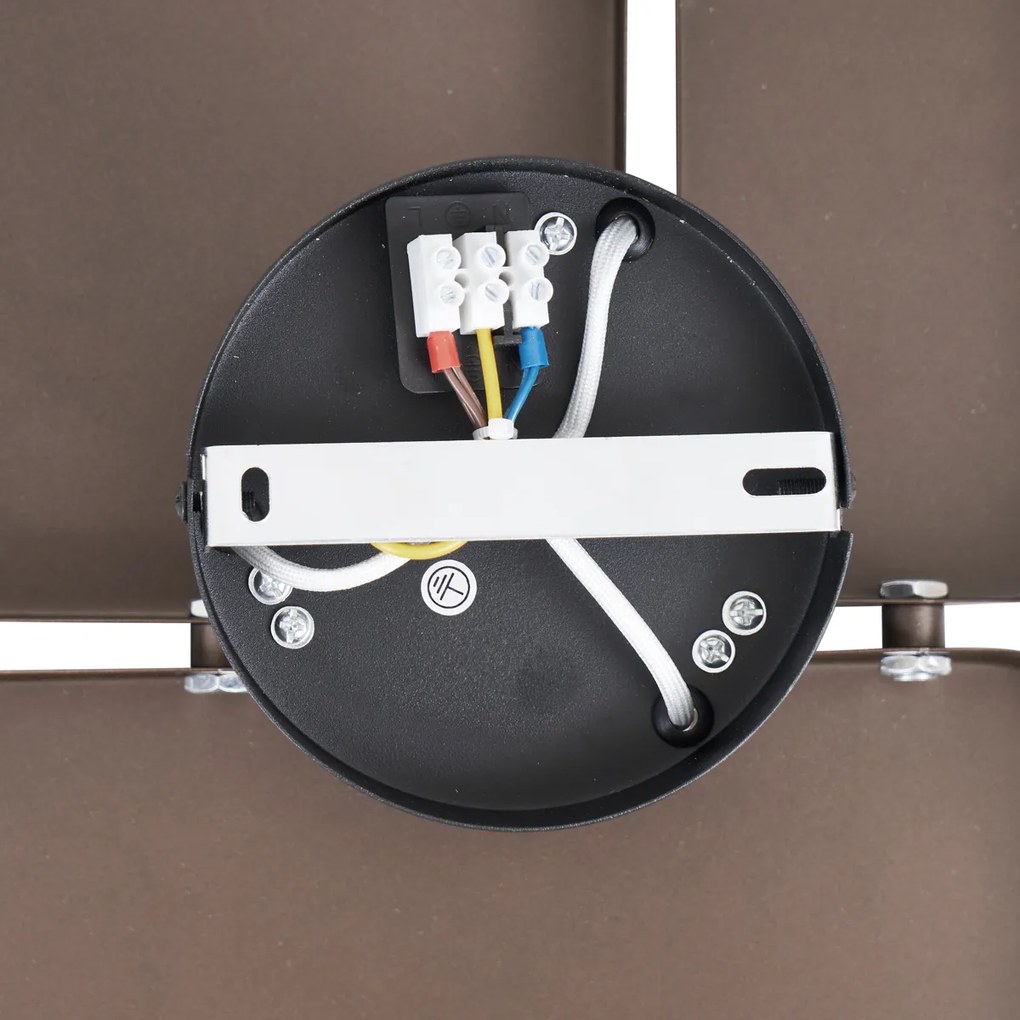 Candeeiro de Parede Design Bronze 3-Luzes - Planes