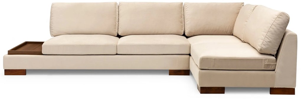 Sofá de Canto Tulip – Bege – 313 cm x 193 cm