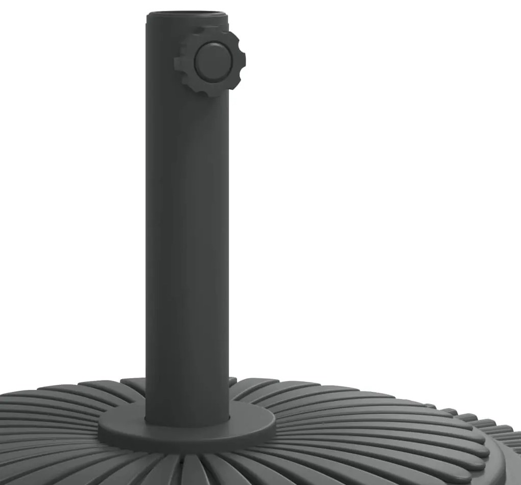 Base de guarda-sol para postes de Ø38/48 mm 25 kg redondo