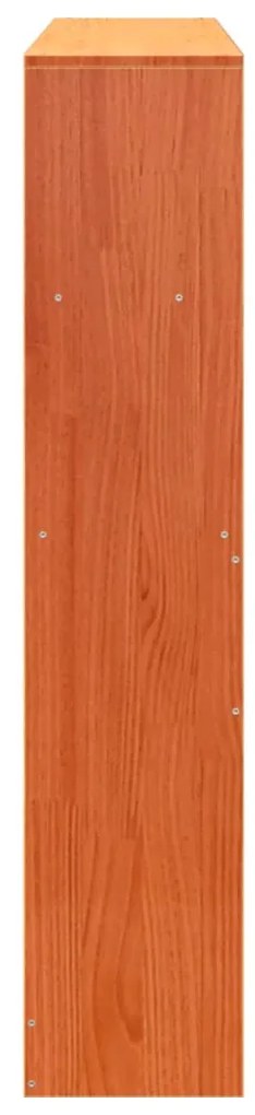 Cabeceira com arrumação 150 cm pinho maciço castanho-mel