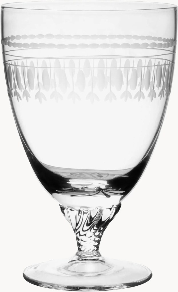Copos bistrô em cristal artesanal Ovals, conjunto de 6