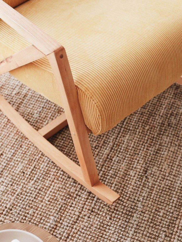 Cadeira Wing Nini – Amarela – 67x75x85 cm