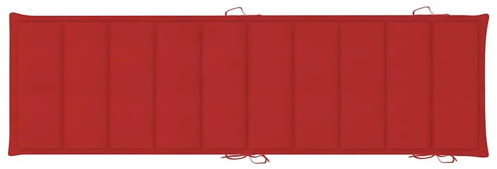 Espreguiçadeiras com almofadões 2 pcs madeira de acácia maciça