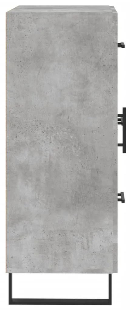 Aparador 69,5x34x90 cm madeira processada cinza cimento