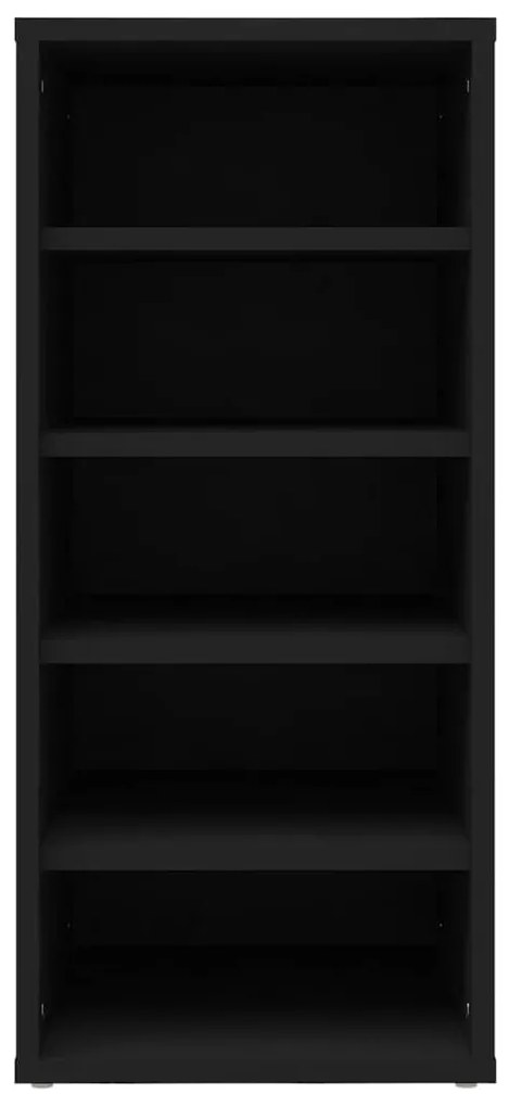Sapateiras 2 pcs 31,5x35x70 cm derivados de madeira preto