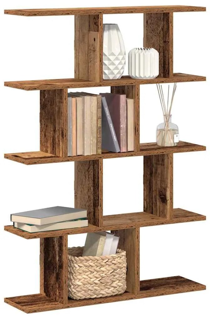 vidaXL Estante parede cúbica 12 compartimentos derivados madeira