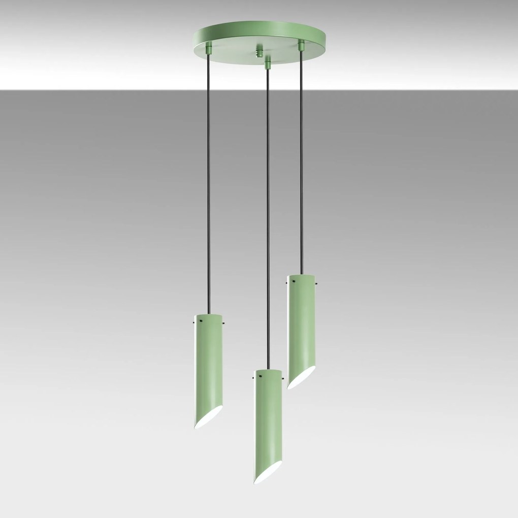 Chandelier Kesik – Mint – Diâmetro 40 cm