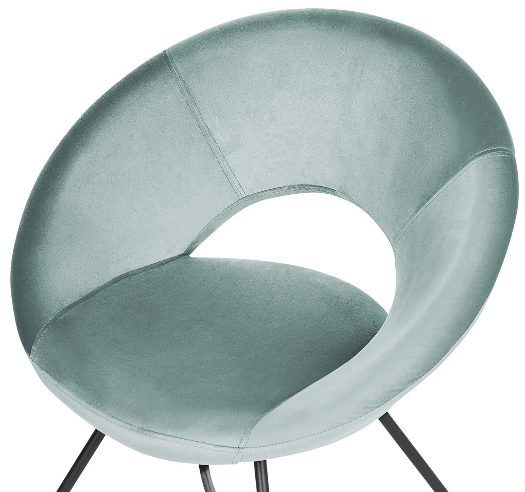 Cadeira em veludo verde menta RACHEL Beliani