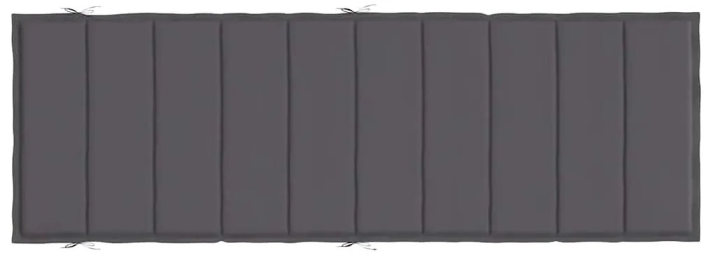 Almofadão p/ espreguiçadeira 186x58x4cm tecido oxford antracite