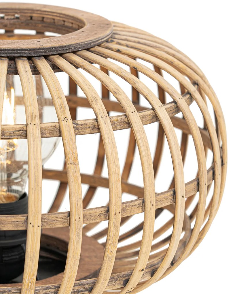 Candeeiro de mesa oriental bambu - Amira