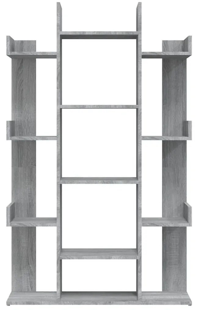 Estante 86x25,5x140 cm derivados de madeira cinzento sonoma