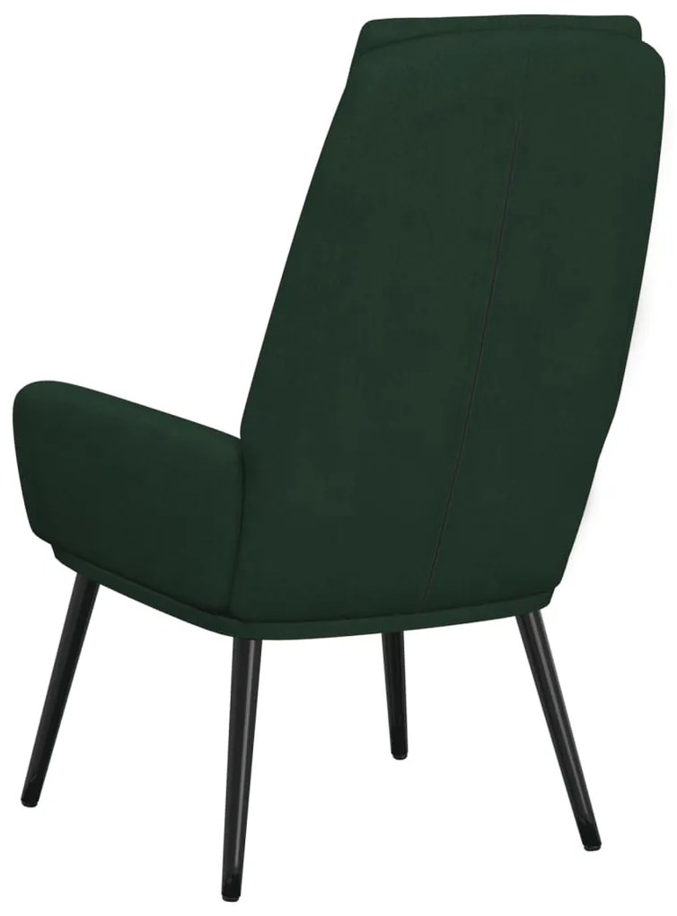 Poltrona Gale de Descanso - Verde Escuro - Design Nórdico