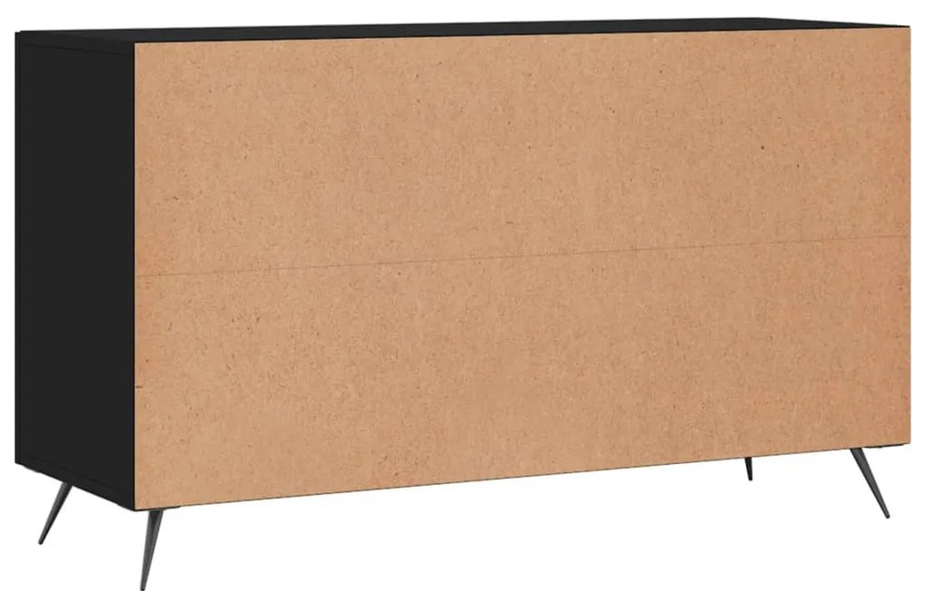 Aparador 100x36x60 cm derivados de madeira preto
