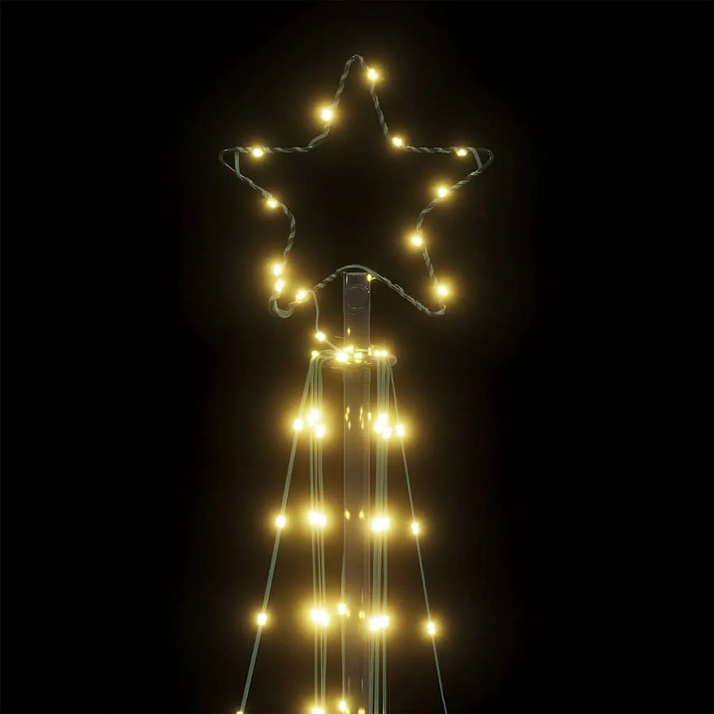 LED Árvore de Natal 363 LEDs Branco Quente 182 cm