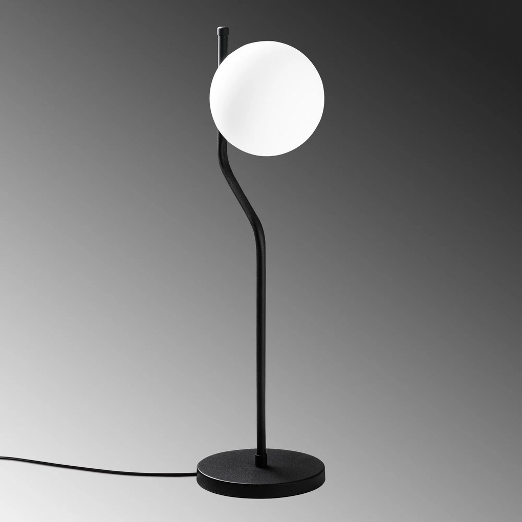 Candeeiro de Mesa Tulip – Preto – 18 x 18 x 61 cm