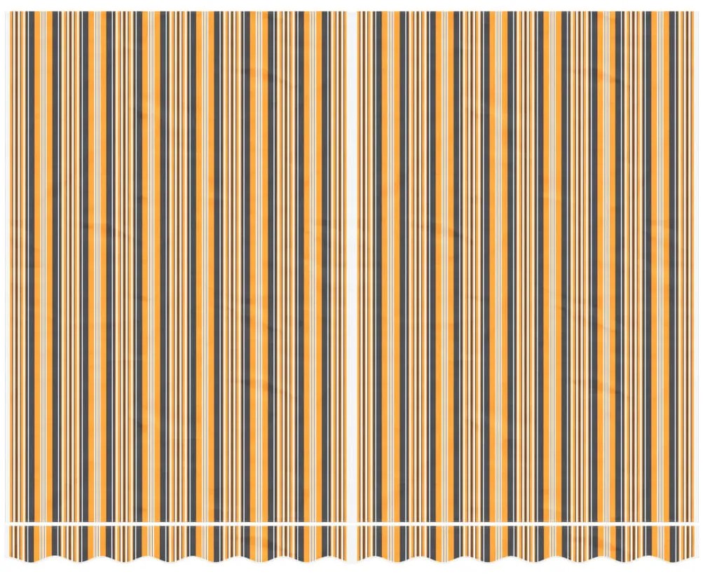 Tecido de substituição para toldo 3,5x2,5 m riscas multicor