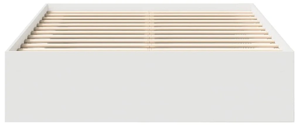 Estrutura de cama de casal 135x190 cm branco