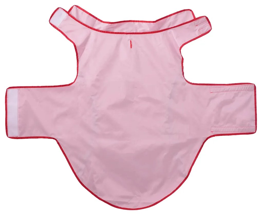 Capa de chuva para cães com tiras reflectoras vermelho 3XL