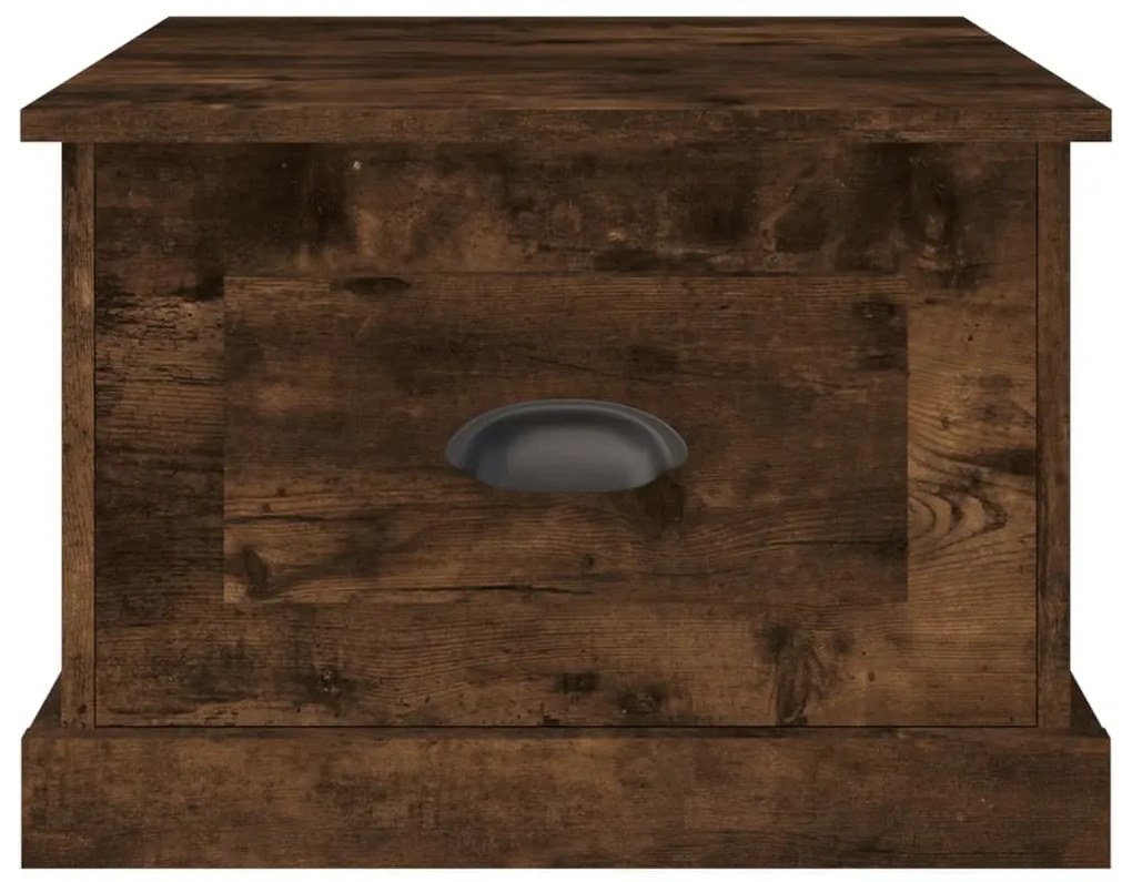 Mesa de centro 50x50x35 cm derivados de madeira carvalho fumado
