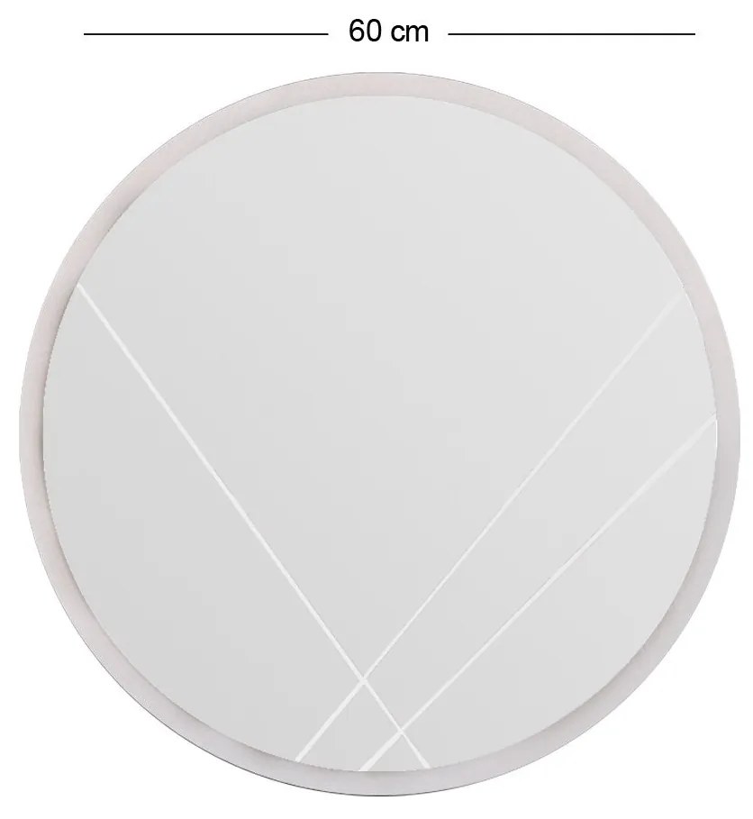 Espelho Iuydu – Branco – 60 x 60 x 2,2 cm