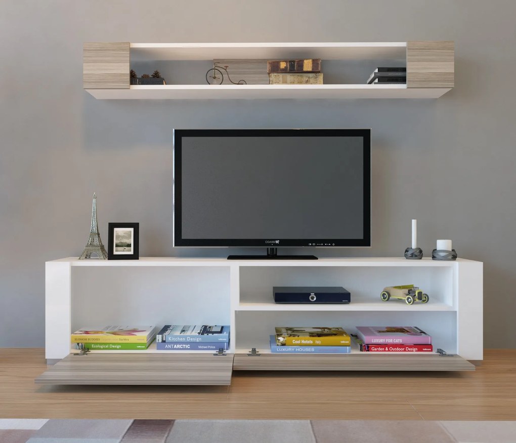 Móvel de TV Arya – Branco – 180 x 44 x 31,5 cm