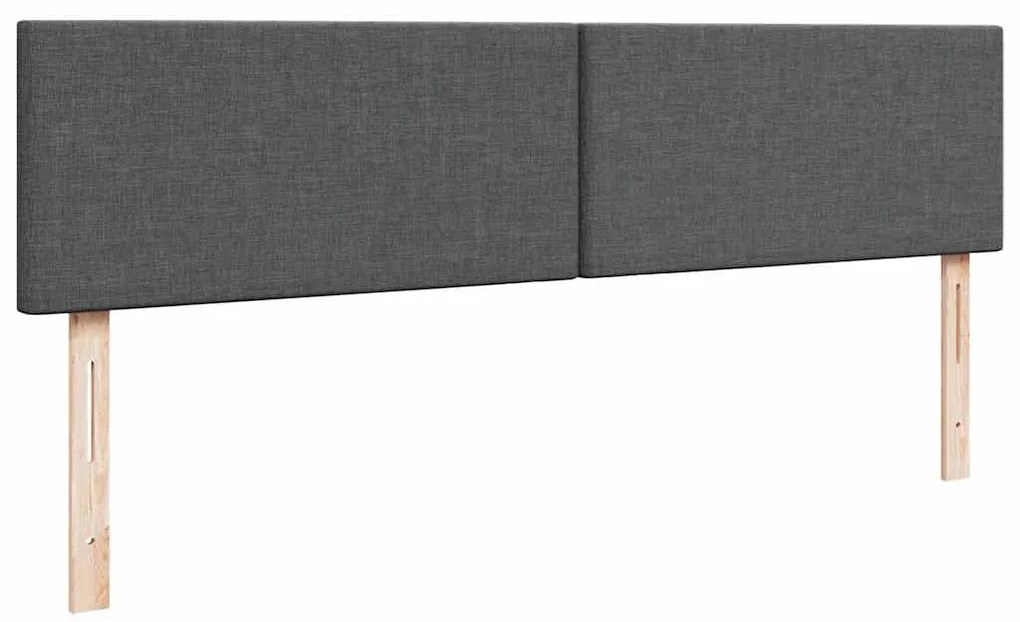 Estrutura de cama otomana com colchão 180x200cm cinzento escuro