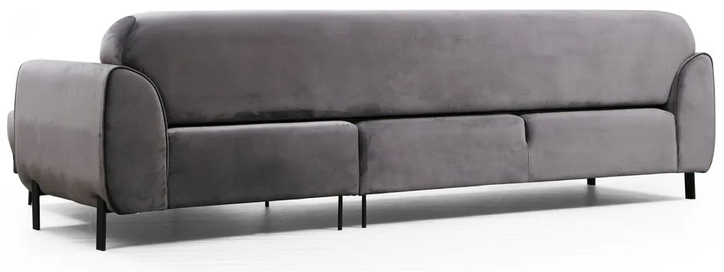 Sofá-Cama de Canto Image Corner – Antracite – 287 x 169 cm