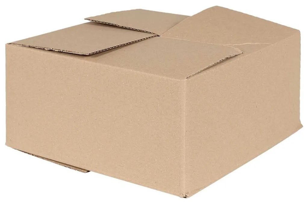 vidaXL Caixa Rebatível 50 pcs Natural 30 x 30 x 15 cm cartão