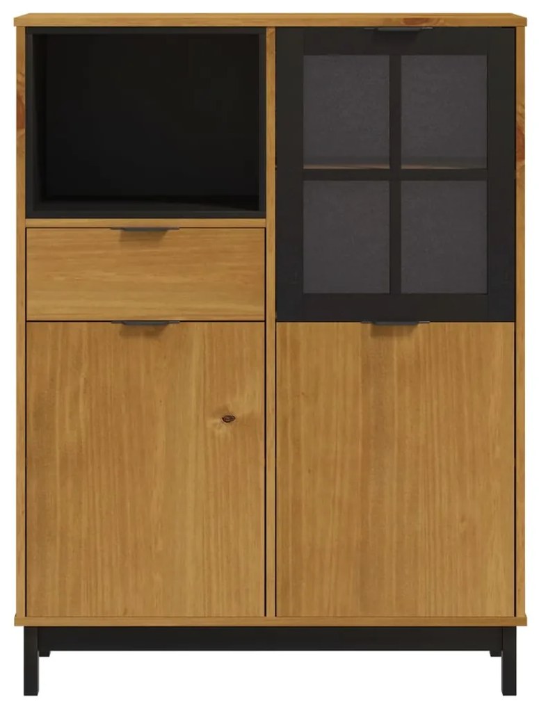 Aparador alto FLAM 92x40x122,5 cm madeira de pinho maciça