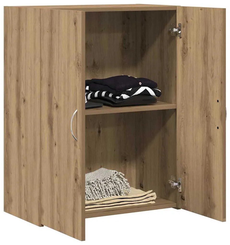 Armário de escritório - Artisan Oak - 60 x 32 x 77,5 cm - Madeira reco