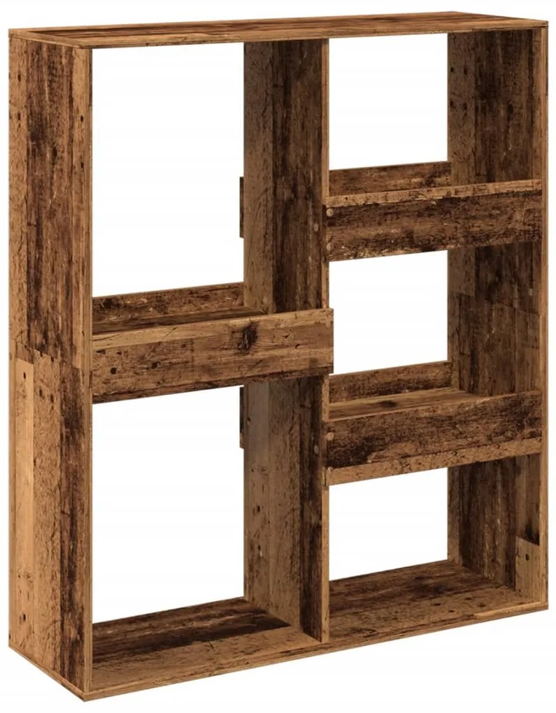 Estante/divisória 100x33x115 cm cor madeira velha
