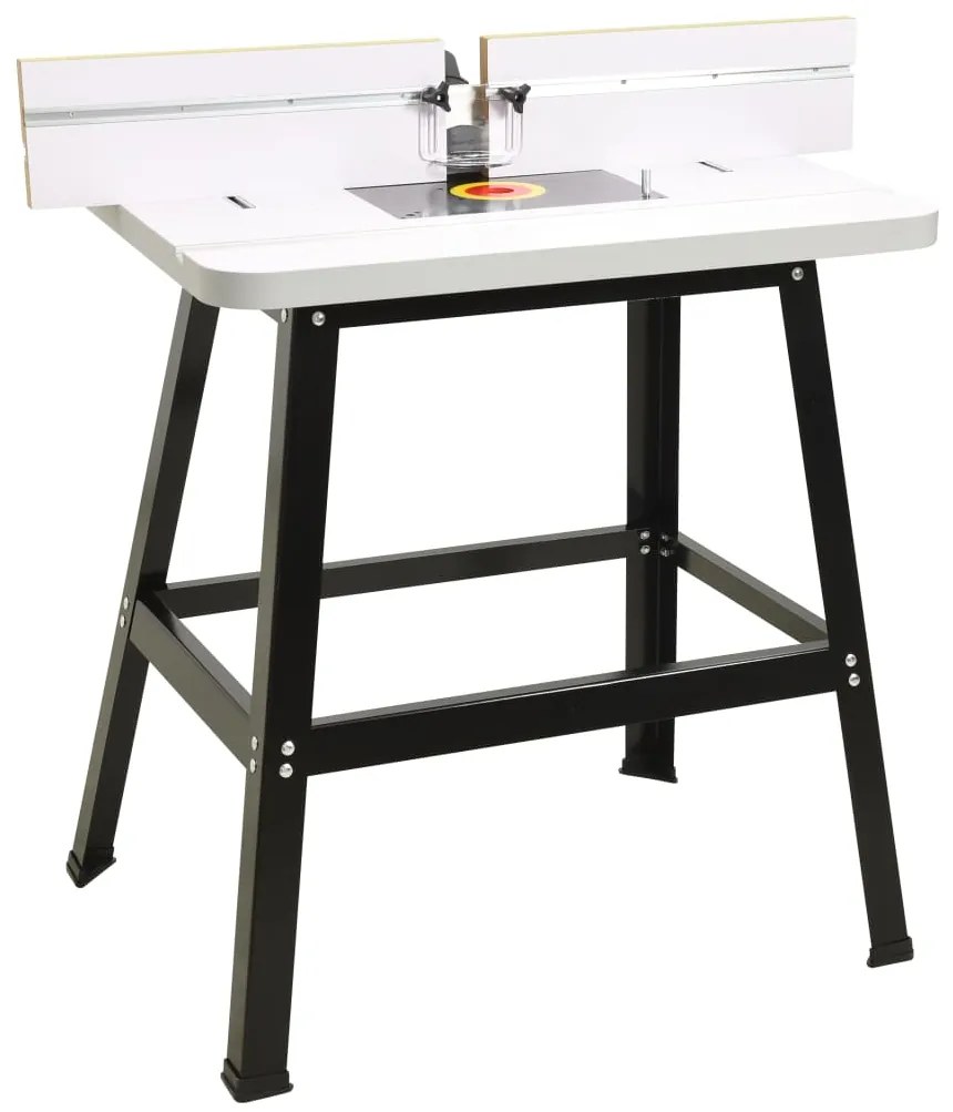 vidaXL Mesa de fresagem aço e MDF 81x61x88 cm