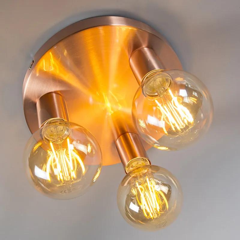 Luminária de teto Art Déco de cobre - Facil 3 Design,Moderno