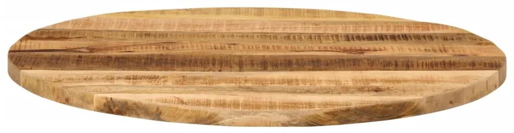 Tampo de mesa redondo Ø90x3,8cm madeira mangueira áspera maciça