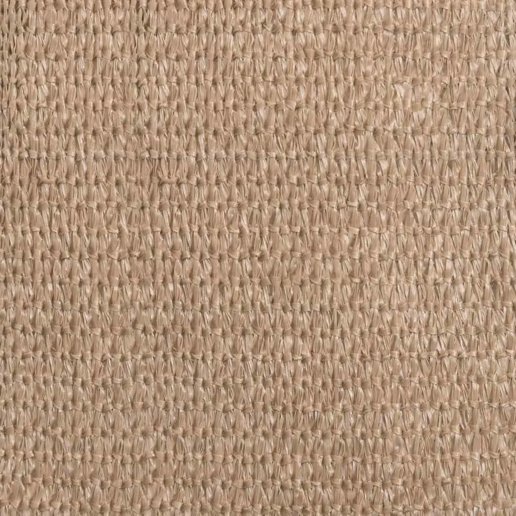 Para-sol estilo vela 160 g/m² 3,5x4,5 m PEAD cinza-acastanhado