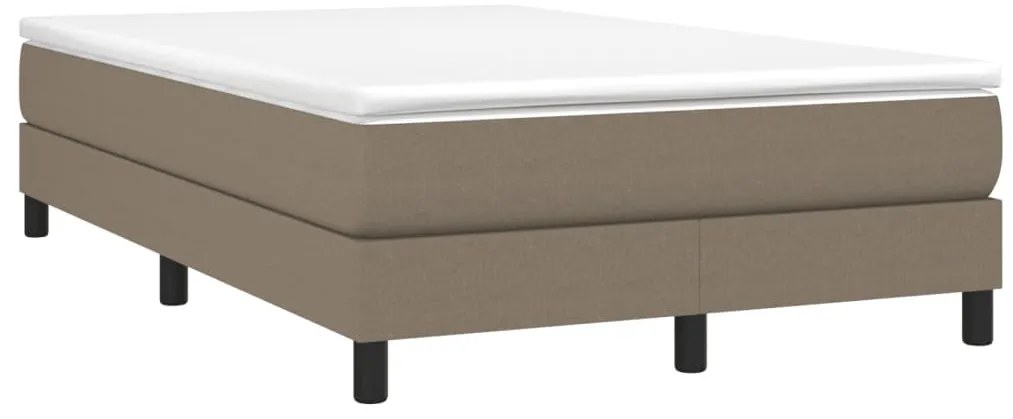 Estrutura cama sem colchão 120x200 cm tecido cinza-acastanhado