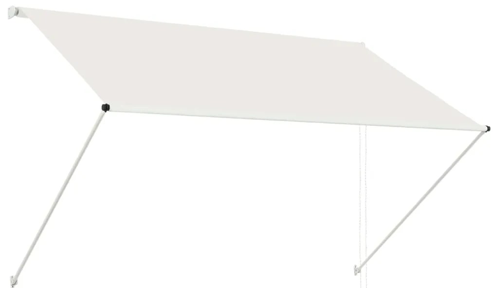 vidaXL Toldo retrátil 200x150 cm creme
