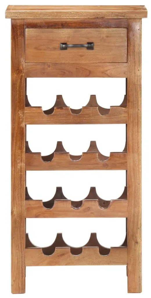Armário para vinhos 40x30x80 cm madeira de acácia maciça