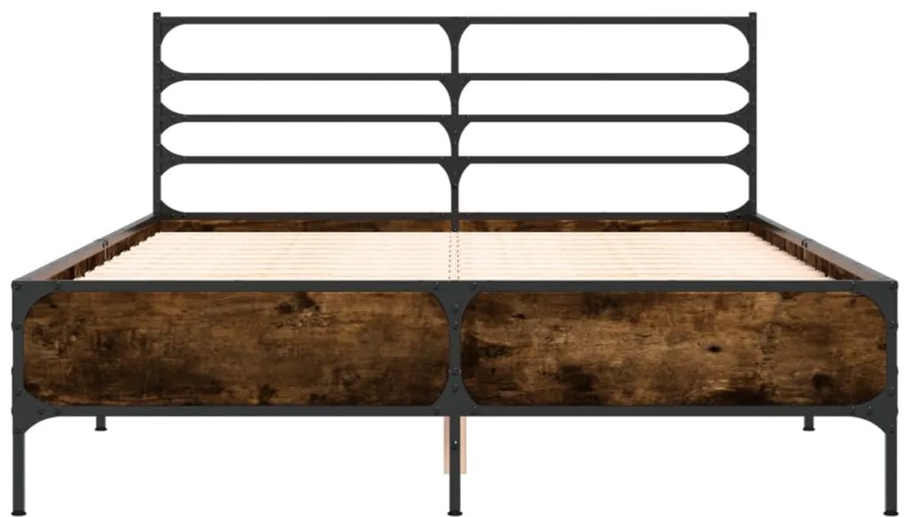 Estrutura cama 120x190 cm derivados de madeira/metal