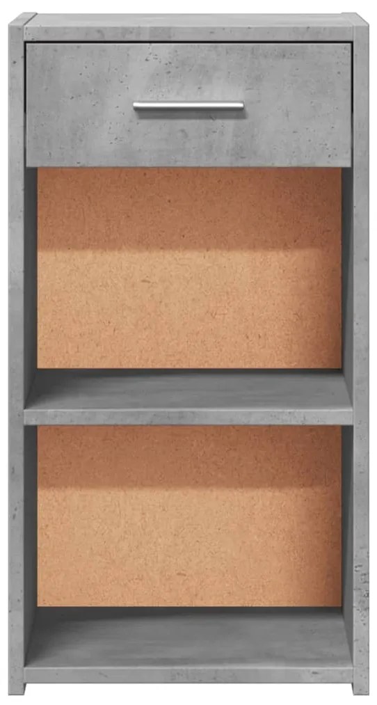 Mesas de cabeceira 2 pcs derivados de madeira cinzento cimento