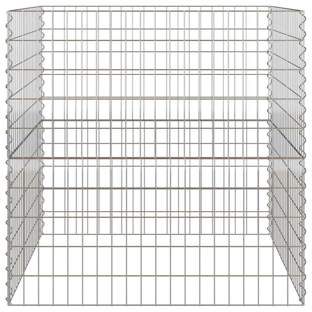 Composteira de Jardim 100x100x100 cm em Aço Galvanizado