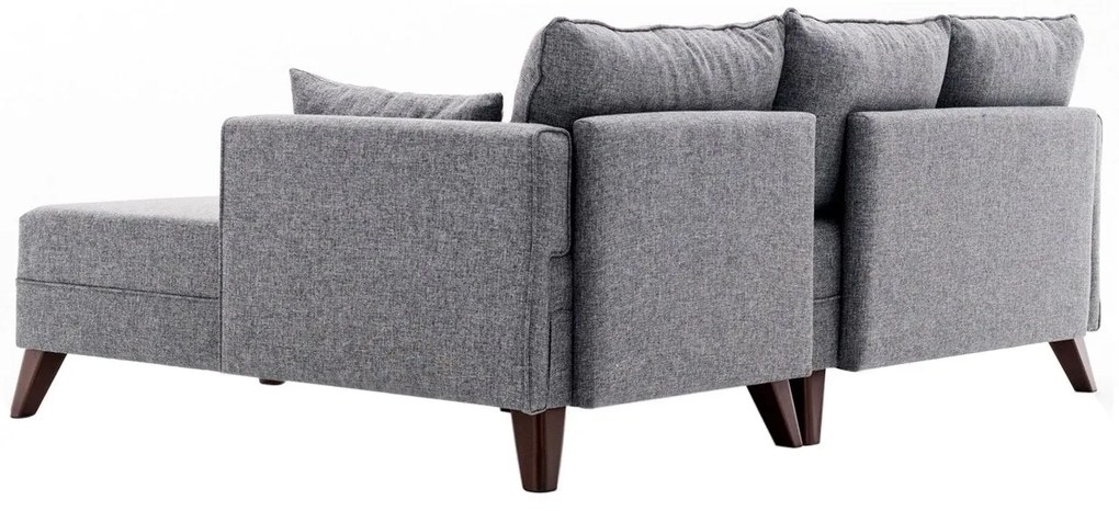 Sofá-Cama de Canto Bella – Cinzento – 205 x 85 x 140 cm