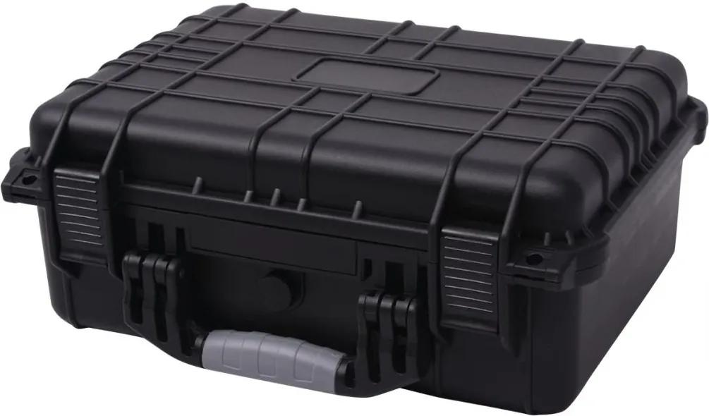 Caixa de equipamento protetora 40,6x33x17,4 cm preto